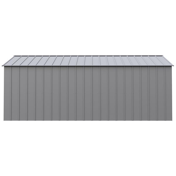 Arrow Classic 14 X 17-ft Gray Galvanized Steel Storage Shed