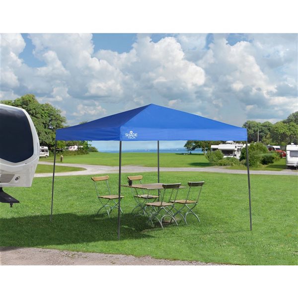 Quik Shade Tech 10 x 10-ft Blue Pop-up Canopy