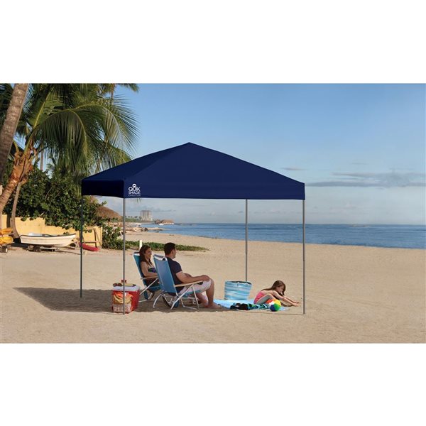 Quik Shade Expedition 10 x 10-ft Blue Pop-up Canopy