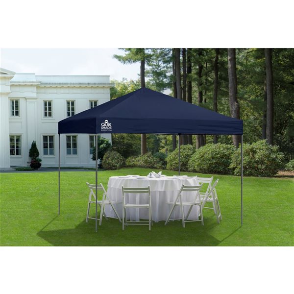 Quik Shade Expedition 10 x 10-ft Blue Pop-up Canopy