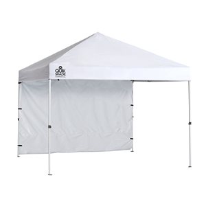Abri-soleil escamotable Commercial blanc de 10 x 10 pi par Quik Shade