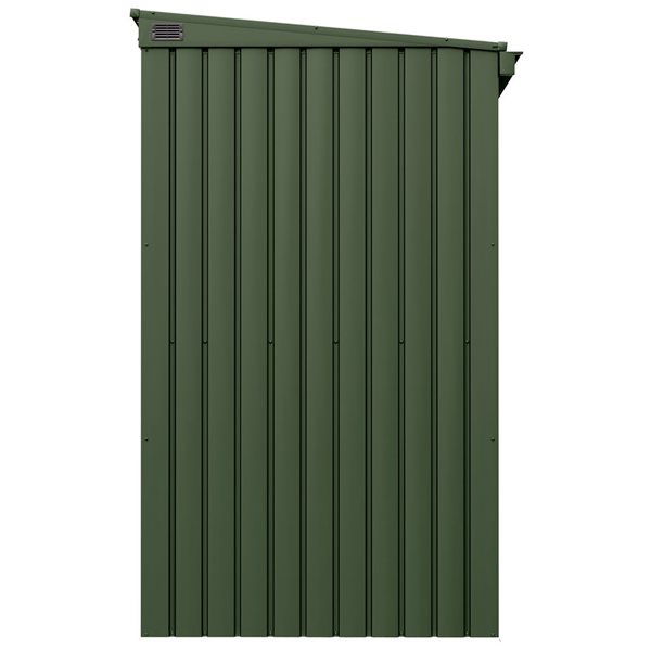 Scotts 6 X 4-ft Green Galvanized Steel Storage Shed