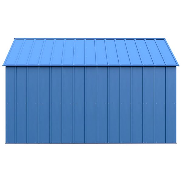 Arrow Classic 12 X 12-ft Blue Grey Galvanized Steel Storage Shed