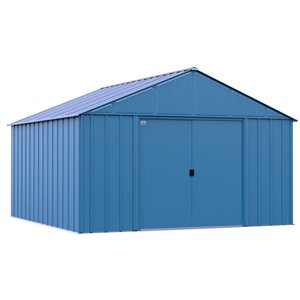 Arrow Classic 12 X 12-ft Blue Grey Galvanized Steel Storage Shed