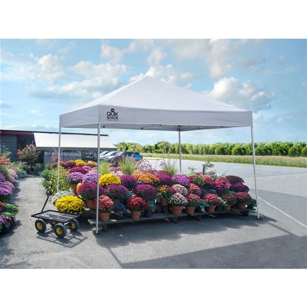 Quik Shade Marketplace 10 x 10-ft White Pop-up Canopy