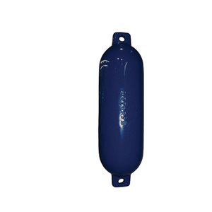 Dock Edge Smooth Boat Fender 5.5-in X 20-in Navy Blue