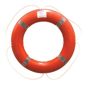 Dock Edge Life Ring Buoy 30-in Orange - SOLAS