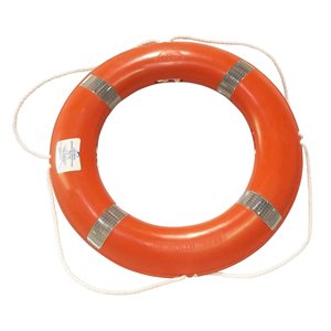 Dock Edge Life Ring Buoy 30-in Orange 4-kg