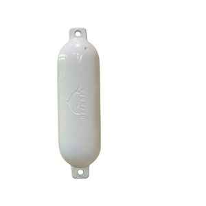 Bouée lisse pour bateau Dock Edge 4.5 po X 16 po blanche