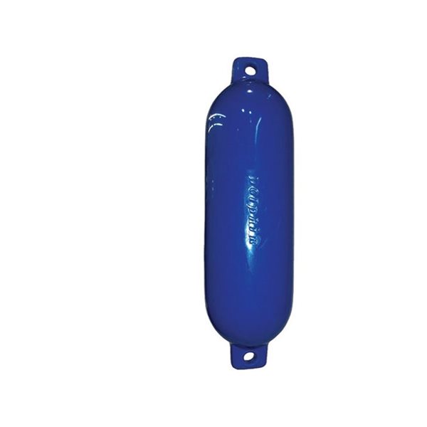 Dock Edge Smooth Boat Fender 4.5-in X 16-in Royal Blue