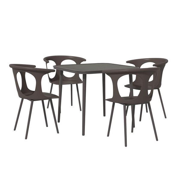CASAINC 5-Piece Patio Dining Table Set