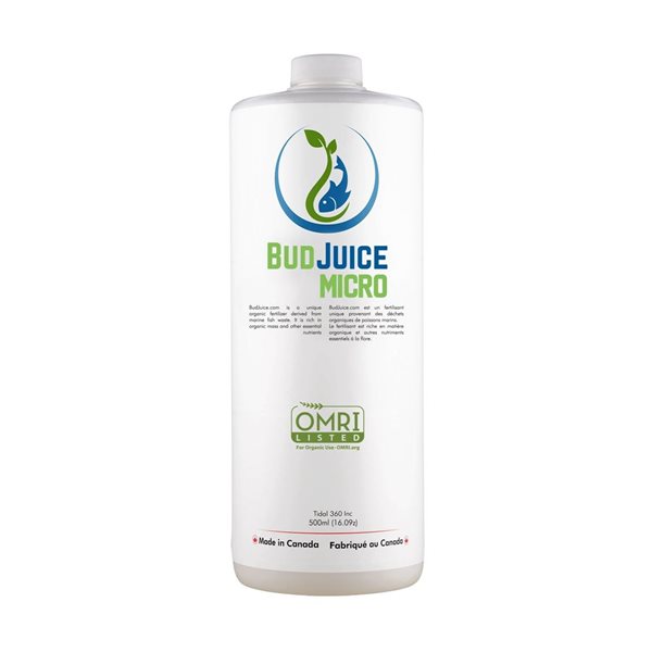 BudJuice Micro Organic Liquid Fertilizer - All purpose plant food 500 ml