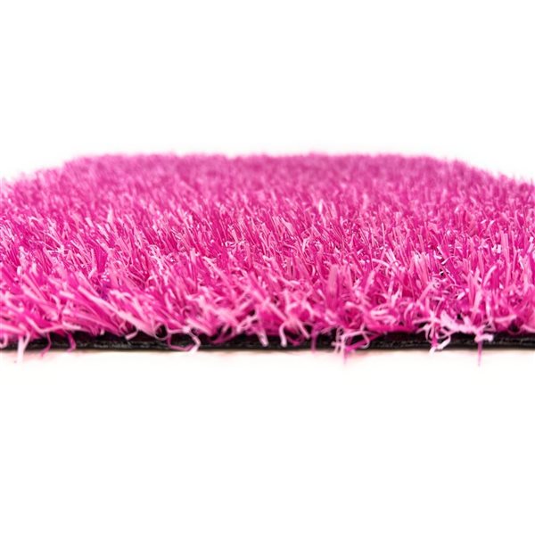 Trylawnturf Diamond+ 65-ft x 6.6-ft Pink Artificial Grass