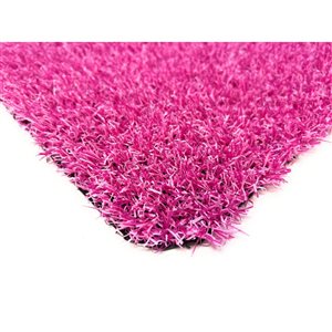 Trylawnturf Diamond+ 65-ft x 6.6-ft Pink Artificial Grass