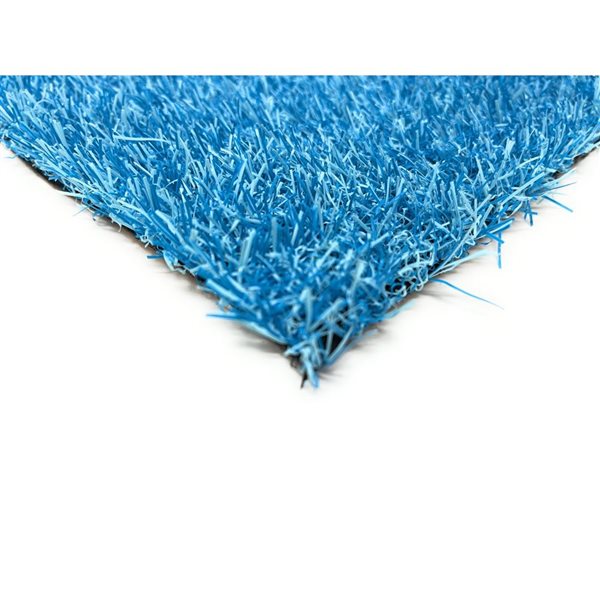 Trylawnturf Diamond+ 65-ft x 6.6-ft Blue Lagoon Artificial Grass