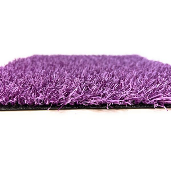 Trylawnturf Diamond+ 65-ft x 6.6-ft 2-Tone Purple Artificial Grass