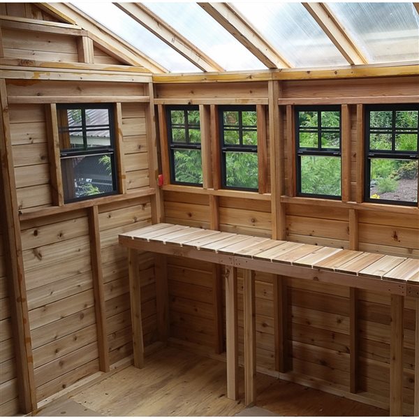 Outdoor Living Today 16-ft X 12-ft Gable Cedar Garden Shed