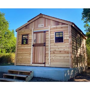 Outdoor Living Today 16-ft X 12-ft Gable Cedar Garden Shed