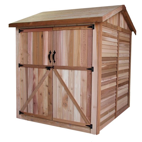 Outdoor Living Today 6-ft X 6-ft Gable Cedar Wood Storage Shed | RONA