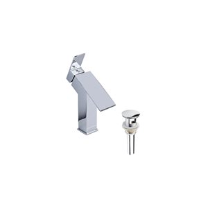 DROP Bath and Kitchen Haven Chrome/Chrome Sink Faucet Set