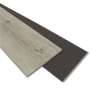 Échantillon de planches en vinyle à âme rigide everhome gris Salem 4+1 mm (4.6 po x 9 po)