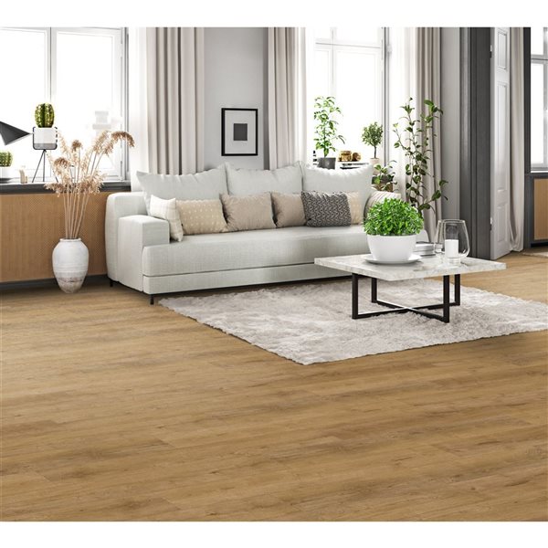 everhome Georgian Oak 3.5+1 mm Rigid Core Vinyl (4.6-in x 7.17-in) Sample