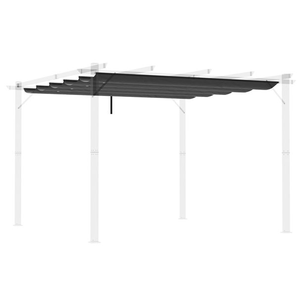 Outsunny Dark Grey Replacement Canopy for 9.8 x 9.8-ft Pergola