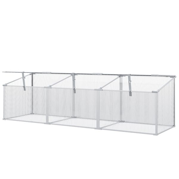 Couche froide Outsunny aluminium 5,92 x 1,75 x 1,69 pi