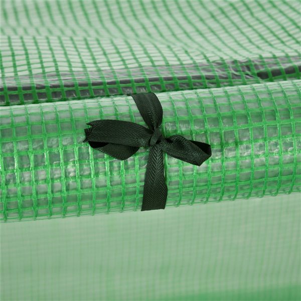 Outsunny 11.5 x 2.67 x 3.25-ft PVC Low Tunnel