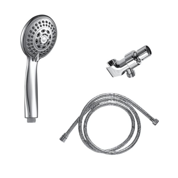 akuaplus® 5-Spray Chrome Handheld Shower