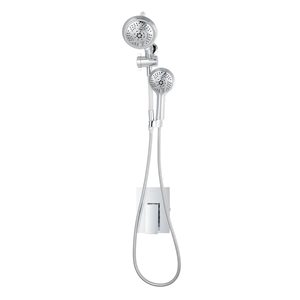 akuaplus Lila Chrome 1-Handle Shower Faucet with Valve Included