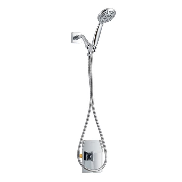 akuaplus® Chrome 1-Handle Shower Faucet with Valve Included