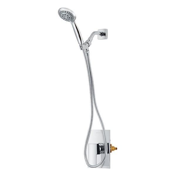 akuaplus® Chrome 1-Handle Shower Faucet with Valve Included