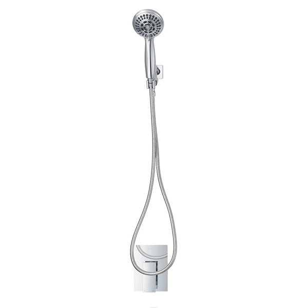 akuaplus® Chrome 1-Handle Shower Faucet with Valve Included