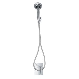 akuaplus Chrome 1-Handle Shower Faucet with Valve Included