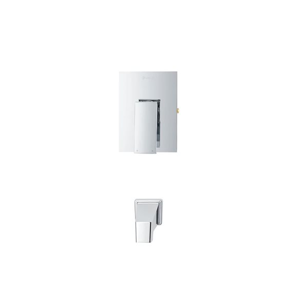Image of Akuaplus | Shela Chrome 1-Handle Bathtub And Shower Faucet With Valve Included | Rona
