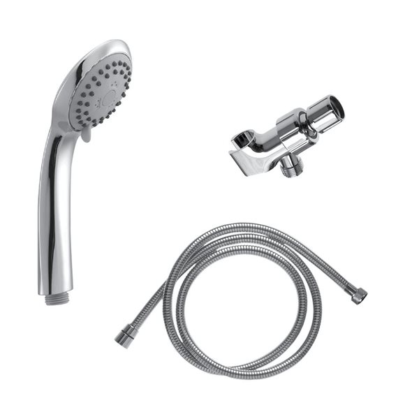 Image of Akuaplus® | Akuaplus 3-Spray Chrome Handheld Shower | Rona