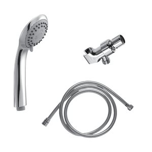 akuaplus® 3-Spray Chrome Handheld Shower