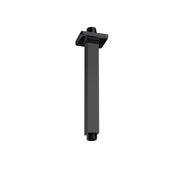 Image of Akuaplus | Matte Black Universal Shower Arm And Flange | Rona