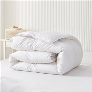 Royal Elite All Seasons 233TC Feather Duvet Reversible Twin Comforter