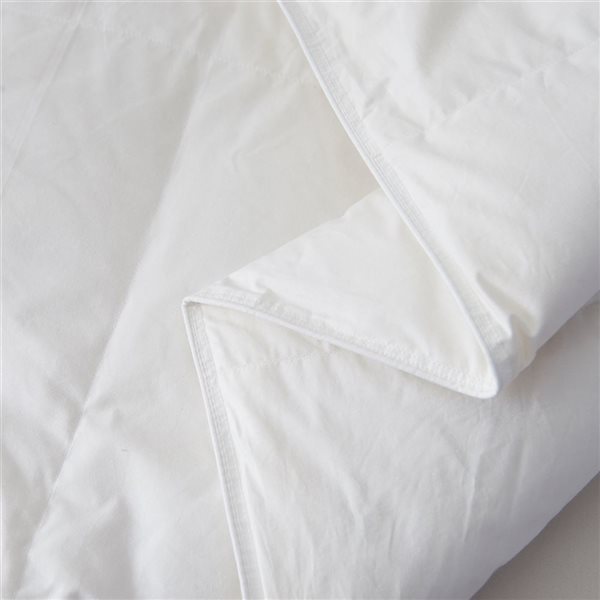 Couette réversible en duvet de canard européen 400 FP  pour lit simple par Royal Elite