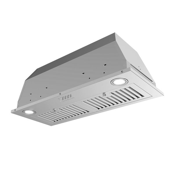 Cosmo 30in Stainless Steel Insert Range Hood with Push Button Controls