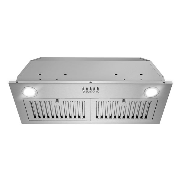 Cosmo 30in Stainless Steel Insert Range Hood with Push Button Controls