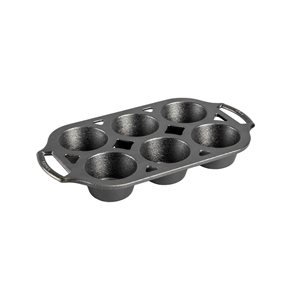 Lodge Non-Stick Black Cast Iron Muffin Pan