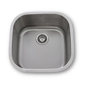 ONEX® Undermount Single Bowl 20-in x 20-in x 9-in Stainless Steel Sink