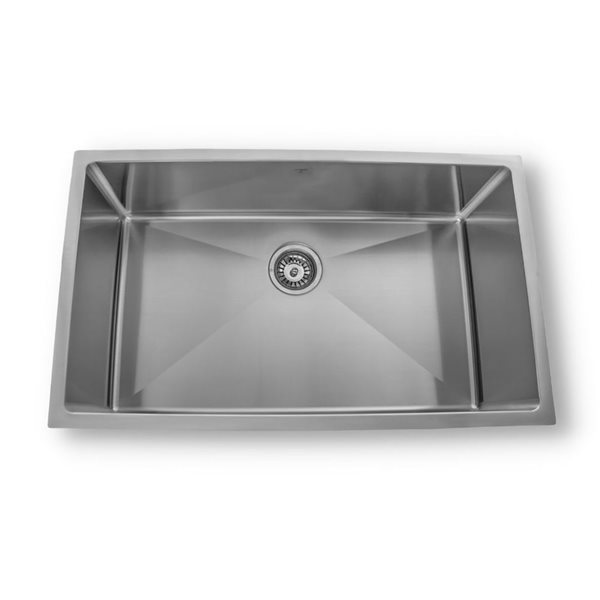 ONEX® Undermount Single Bowl 32-in x 19-in x 10-in Stainless Steel Sink