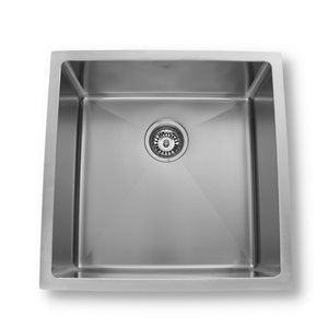 ONEX® Undermount Single Bowl 20-in x 20-in x 10-in Stainless Steel Sink