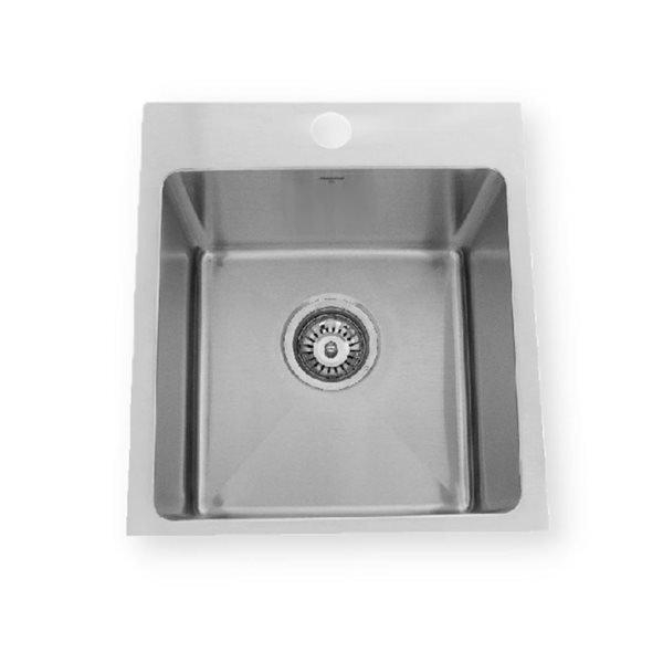 ONEX® Drop-In Single Bowl 15-in x 15-in x 10-in Stainless Steel Sink