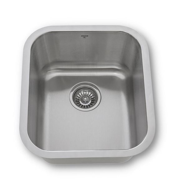 ONEX® Undermount Single Bowl 18-in x 16-in x 9-in Stainless Steel Sink