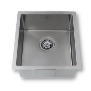 ONEX® Undermount Single Bowl 18-in x 16-in x 8-in Stainless Steel Sink